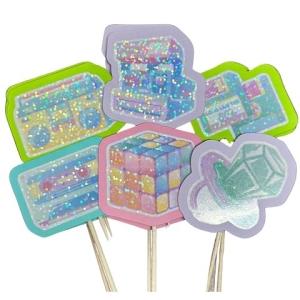 80’s Cupcake Picks 12 count