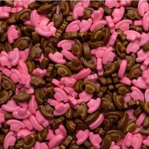 Cowboy Hats Brown & Pink (Thick) 5 ounce