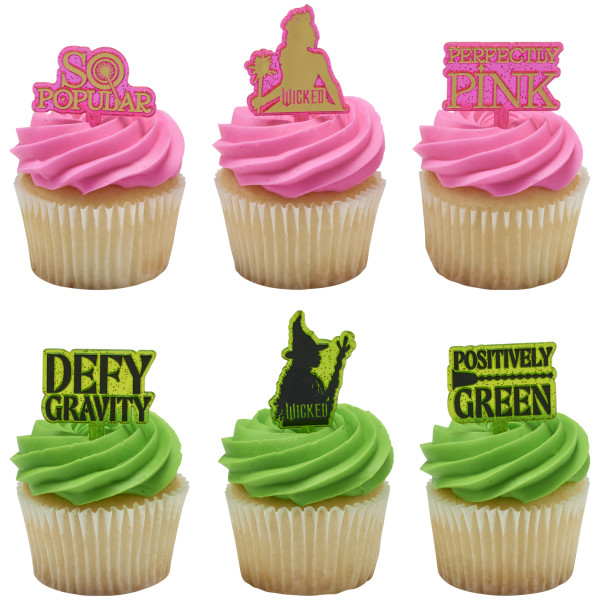 Wicked Elphaba and Glinda DecoPics 12 count