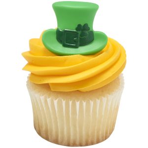 Leprechaun Hat Cupcake Rings 12 count