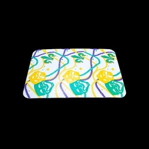 10″x 14″ Rectangle Coated Cardboard Mardi Gras Pad Each