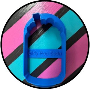 Girly Pop Soda Pop Cookie Cutter