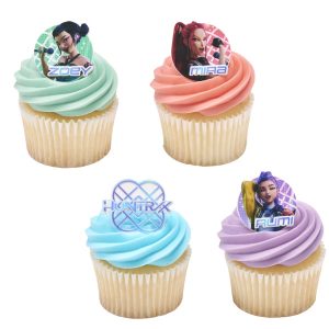 KPop Demon Hunters HUNTER/X Cupcake Rings 12 count