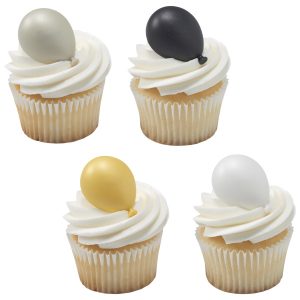 Classic Balloon Cupcake Rings 12 count