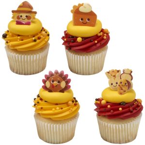 Happy Harvest Cupcake Rings 12 count