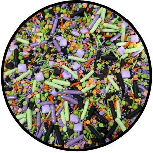 This is Halloween Sprinkle Mix 6 ounce
